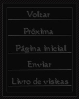 menu de navegação